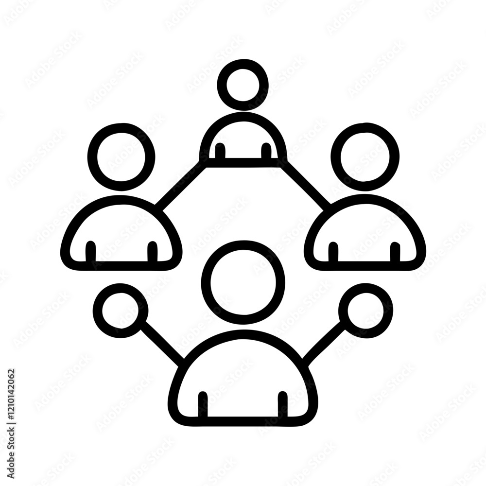 community icon, community line art - simple line art of community, perfect for community logos and icons community icon, community line art - simple line art of community, perfect for community logos and icons