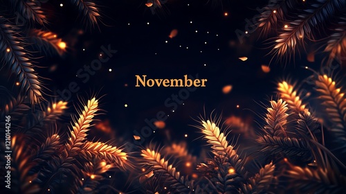 Vibrant November Wallpapers Featuring Autumn Leaves and Warm Earthy Tones Evoking Cozy Seasonal Vibes