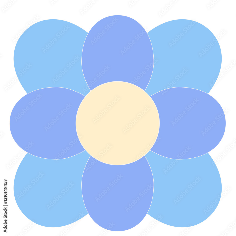Simple Graphic Flower Icon. Summer Garden Plant Blossom Symbol. Baby Party or Kid Shirt Print Decorative Element. Simple Graphic Flower Icon. Summer Garden Plant Blossom Symbol. Baby Party or Kid Shirt Print Decorative Element.