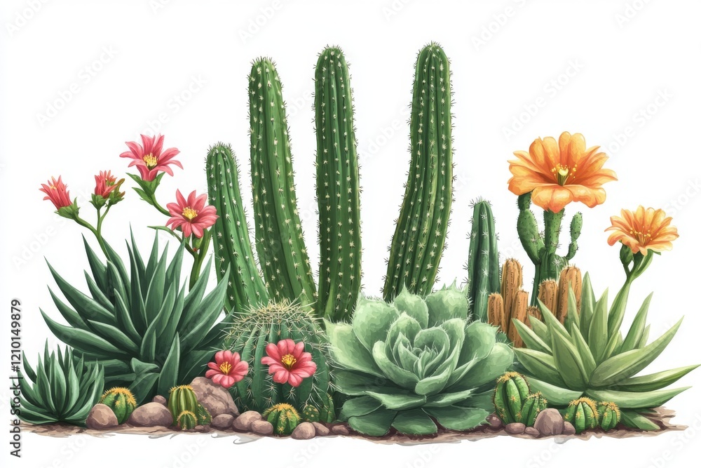 Vibrant Tropical Home Garden Scene Vibrant Tropical Home Garden Scene