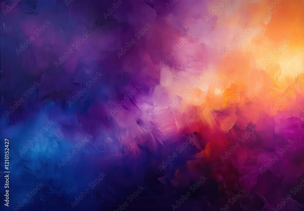 Vibrant abstract background with purple, orange, and blue hues Vibrant abstract background with purple, orange, and blue hues
