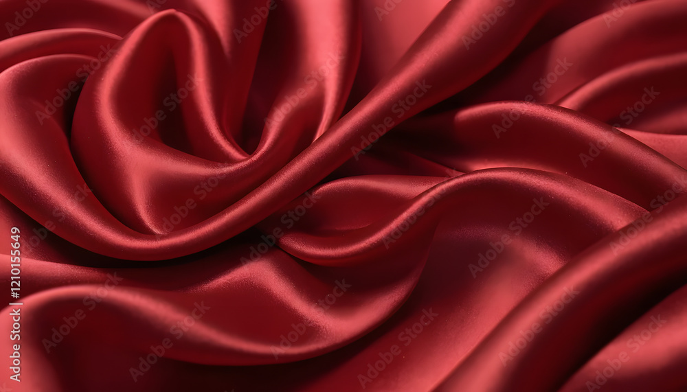 Obraz premium Smooth, flowing satin waves in 4K resolution, offering a touch of elegance and refinement. Perfect for branding, fashion, and premium visuals that demand a luxurious and polished look.