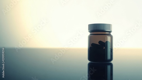 Opioid Addiction: Reflections on Medical Responsibility with Prescription Pill Bottle Symbolism