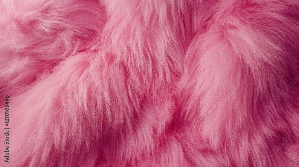 Close-up of pink fluffy fabric texture in soft lighting Close-up of pink fluffy fabric texture in soft lighting
