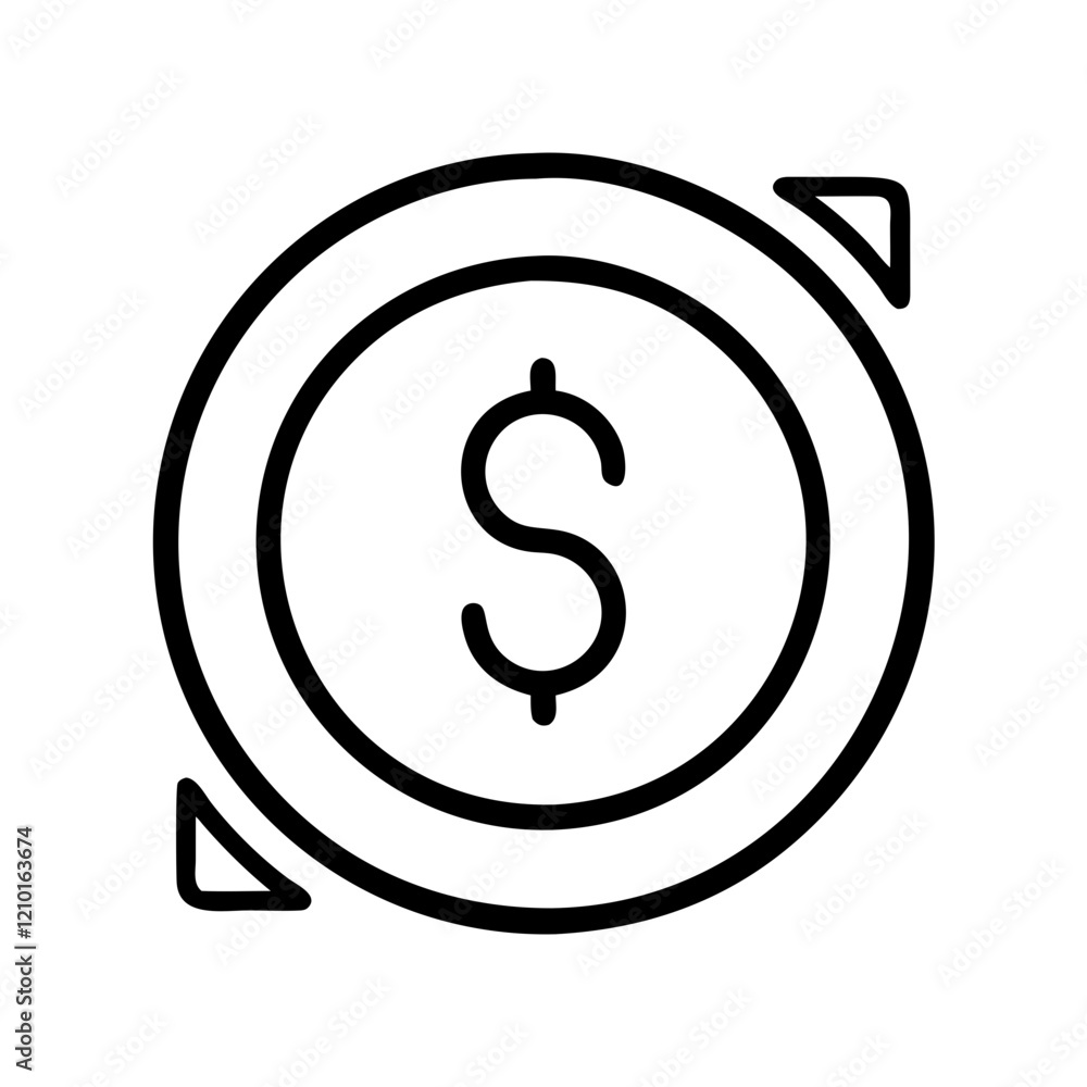 dollar sign icon, dollar sign line art - simple line art of dollar sign, perfect for dollar sign logos and icons dollar sign icon, dollar sign line art - simple line art of dollar sign, perfect for dollar sign logos and icons