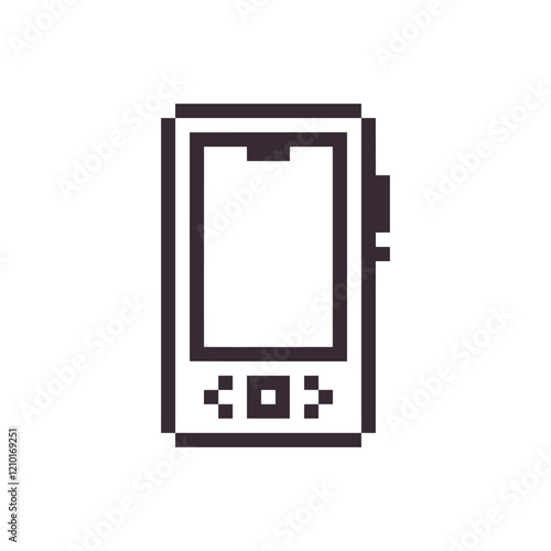 smartphone mobile design pixel art