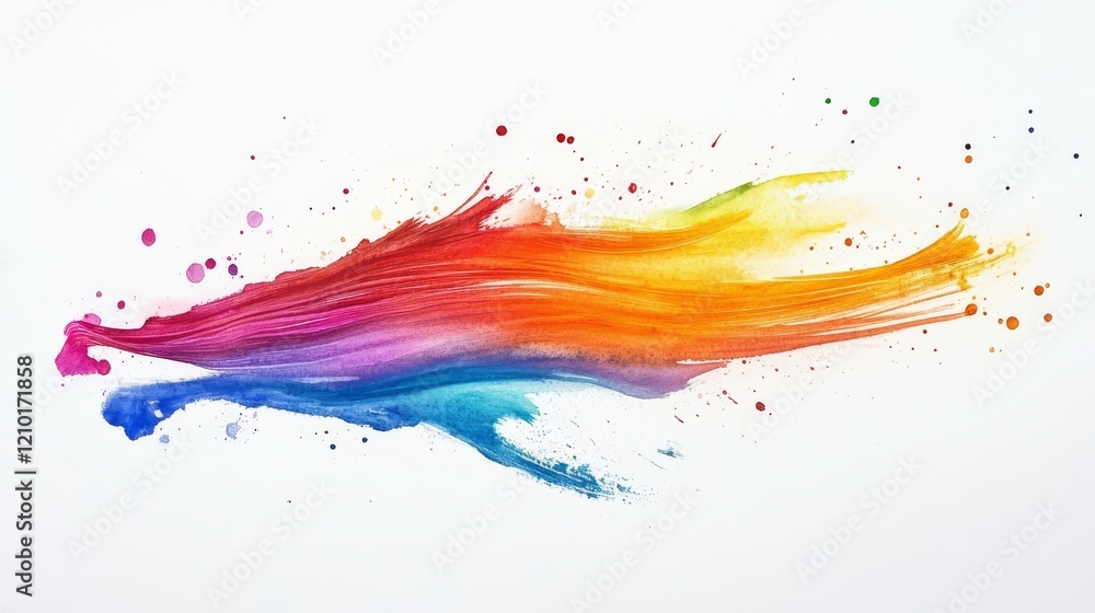 Watercolor brush stroke on a white background, high resolution Watercolor brush stroke on a white background, high resolution