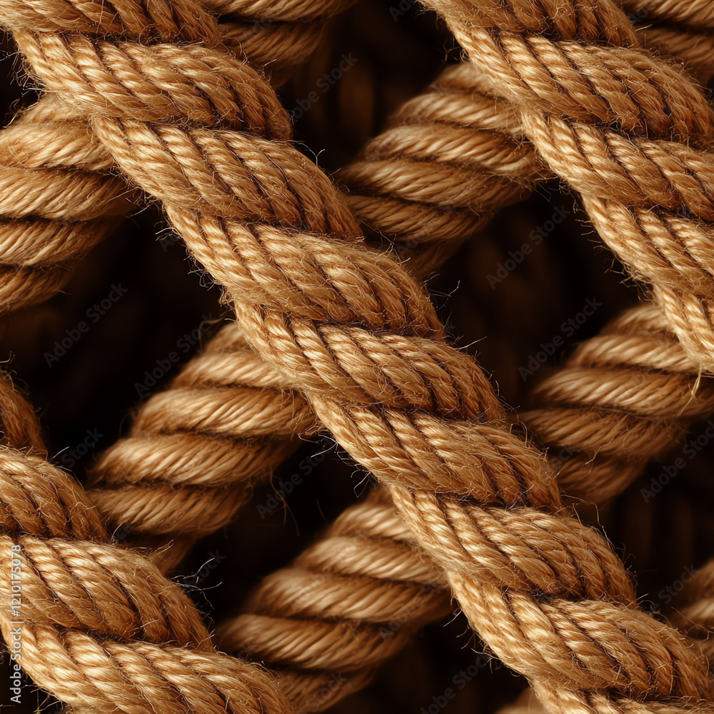 Close-up of braided natural fiber rope, showcasing its texture and craftsmanship suitable for various industrial applications. Close-up of braided natural fiber rope, showcasing its texture and craftsmanship suitable for various industrial applications.