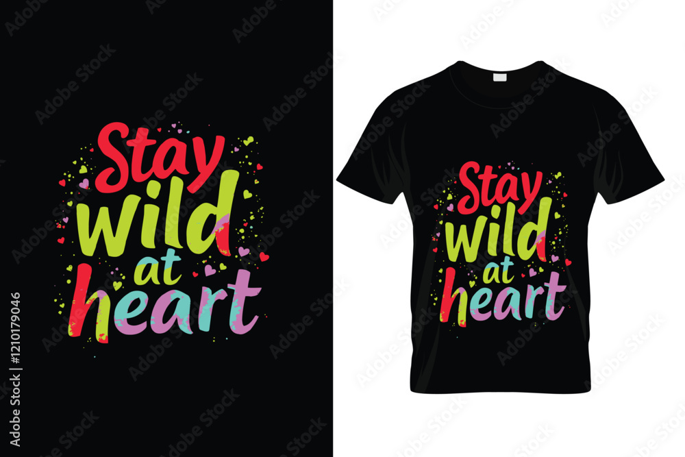 Typography T-Shirt Design With Vector Typography T-Shirt Design With Vector