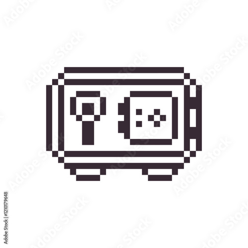 safe money box pixel art