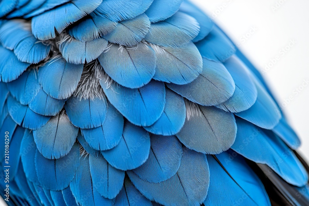 Fototapeta premium blue bird feather