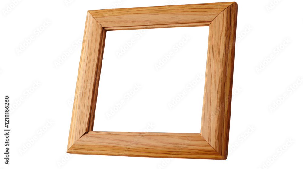 Small photo frame, isolated on transparent background