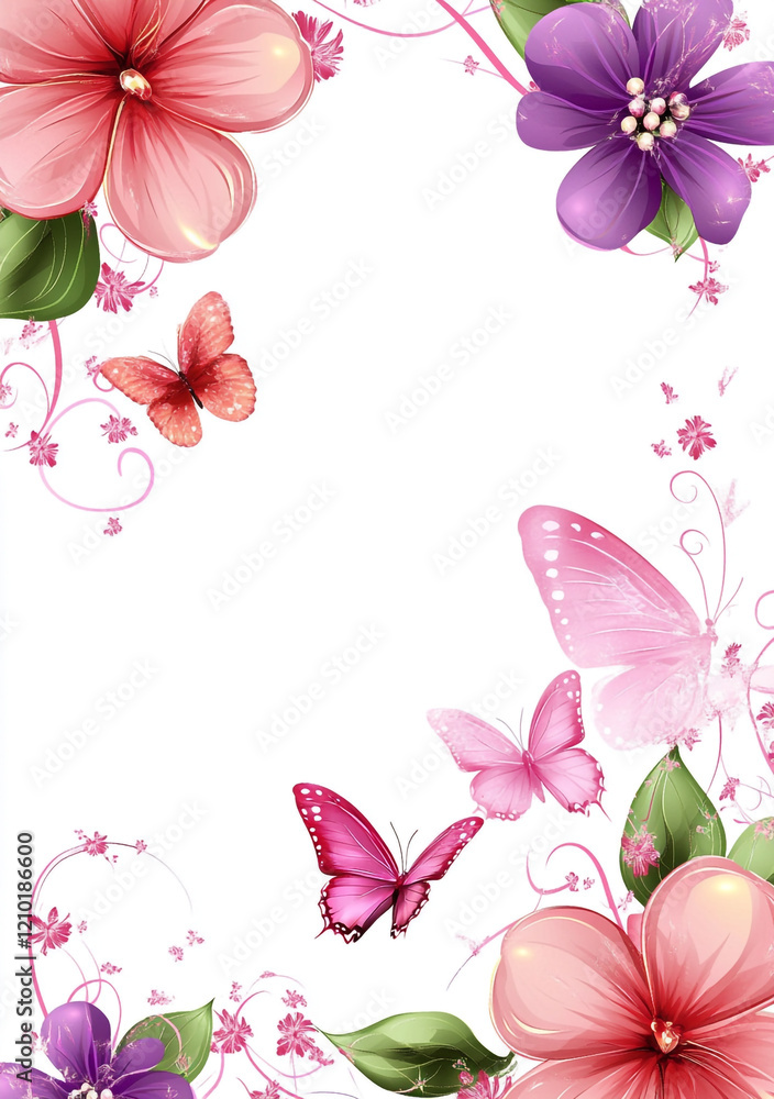 A vibrant, colorful arrangement of paper flowers and butterflies with a blank space in the center, creating a visually appealing and artistic design.
A vibrant, colorful arrangement of paper flowers and butterflies with a blank space in the center, creating a visually appealing and artistic design.