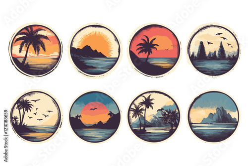 set of easter eggs isolated t shirt bundle vector design