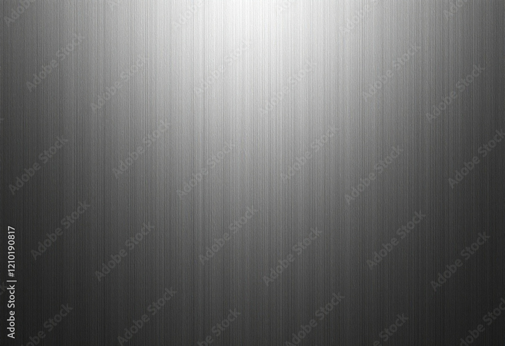 A brushed aluminum texture with vertical lines, giving a sleek, modern appearance A brushed aluminum texture with vertical lines, giving a sleek, modern appearance