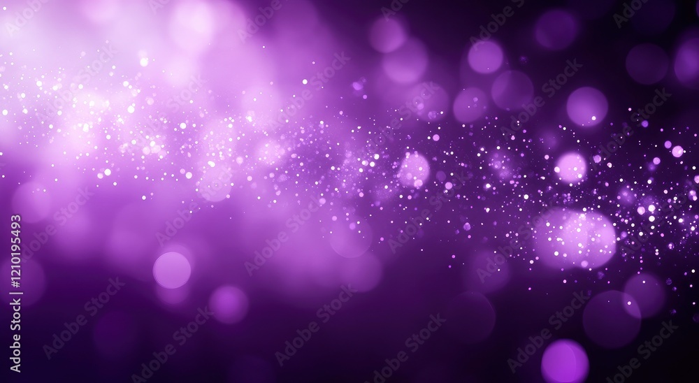 Purple Glitter: Sparkling Bokeh Abstract Background Purple Glitter: Sparkling Bokeh Abstract Background