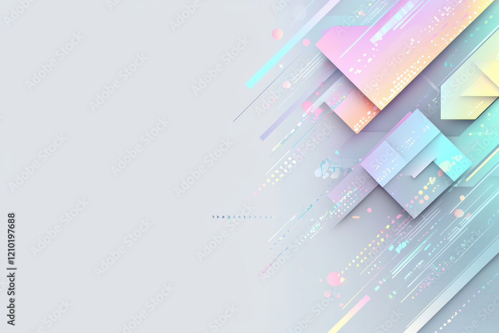 Abstract design with overlapping geometric shapes and pastel colors Abstract design with overlapping geometric shapes and pastel colors