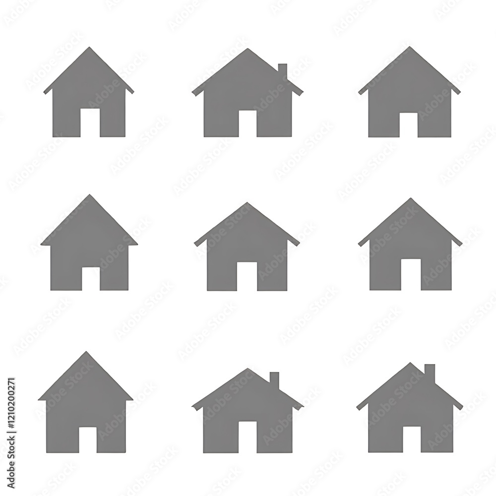 house icons set house icons set