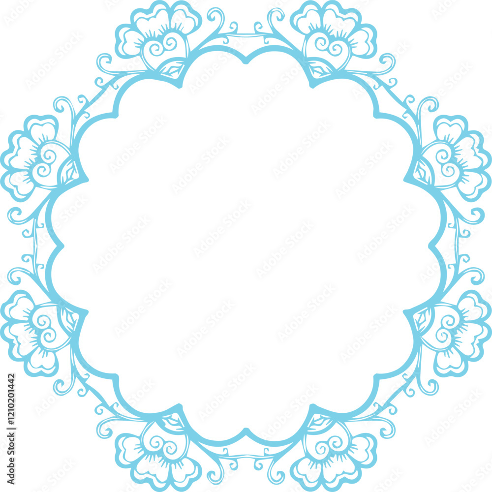 Beautiful flower art and mandala vector design Beautiful flower art and mandala vector design