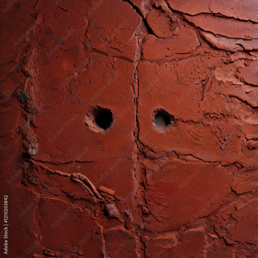 Fototapeta premium Soft Texture Of Red Plaster 