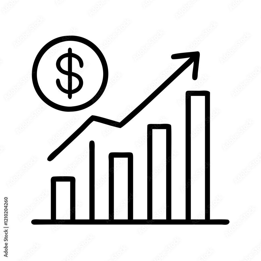 economic growth projections icon, economic growth projections line art - simple line art of economic growth projections, perfect for economic growth projections logos and icons economic growth projections icon, economic growth projections line art - simple line art of economic growth projections, perfect for economic growth projections logos and icons