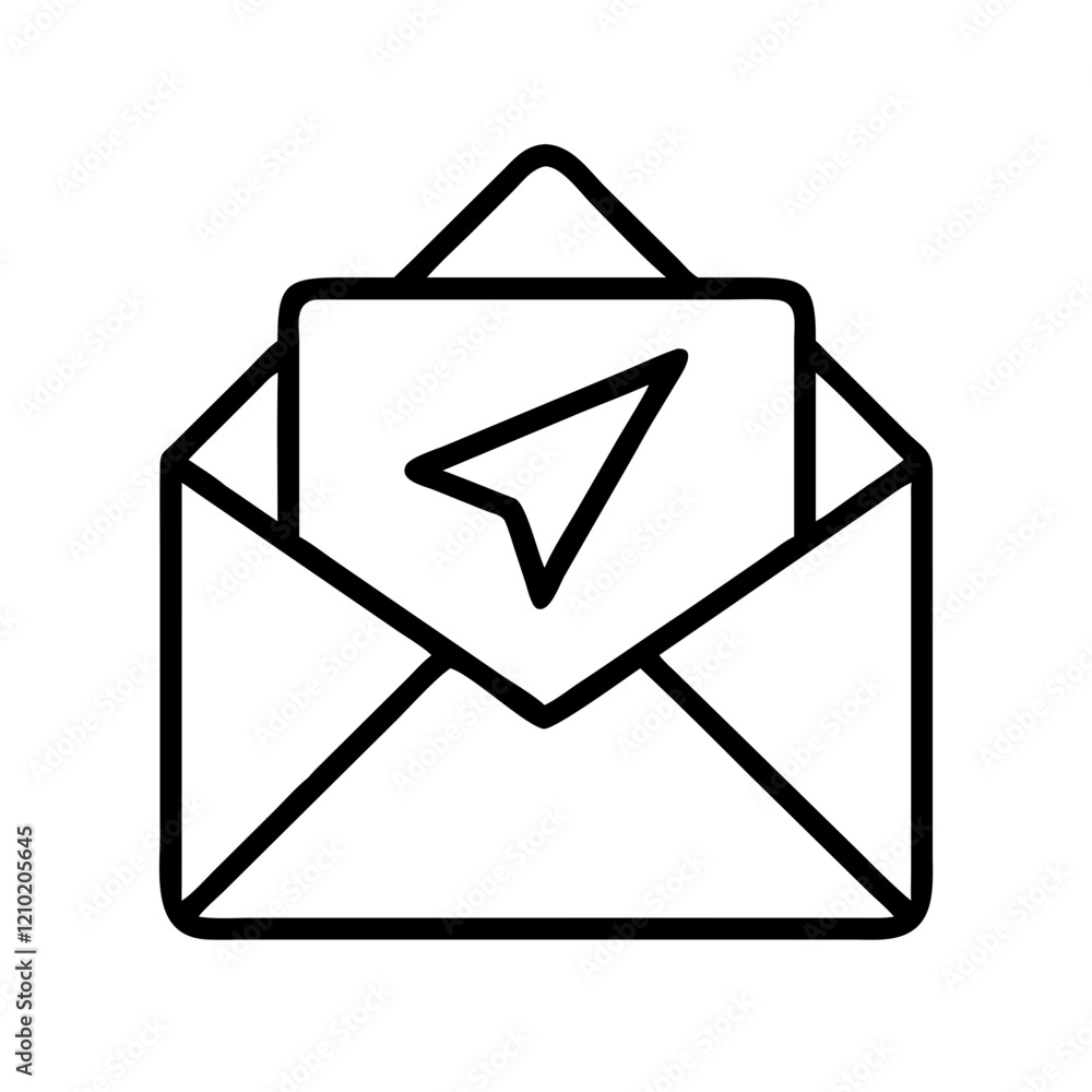 email invitation icon, email invitation line art - simple line art of email invitation, perfect for email invitation logos and icons email invitation icon, email invitation line art - simple line art of email invitation, perfect for email invitation logos and icons