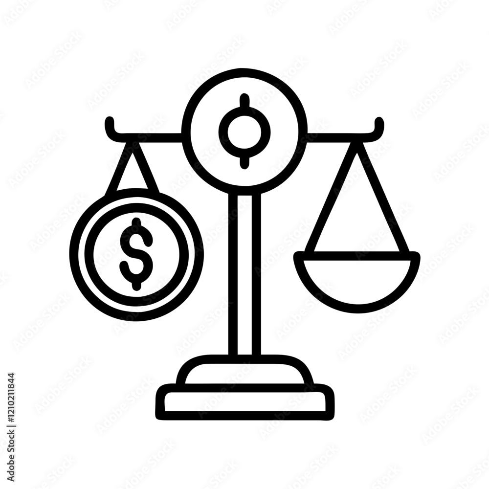fair wage icon, fair wage line art - simple line art of fair wage, perfect for fair wage logos and icons fair wage icon, fair wage line art - simple line art of fair wage, perfect for fair wage logos and icons
