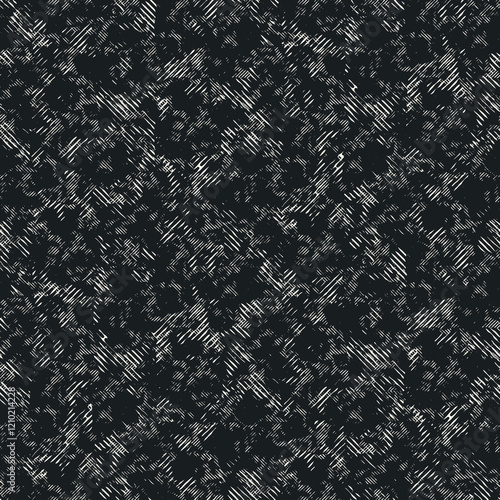 Charcoal Broken Graphic Grunge Pattern