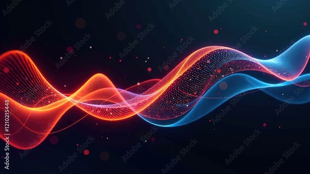 Abstract Wavy Black Background Design Abstract Wavy Black Background Design