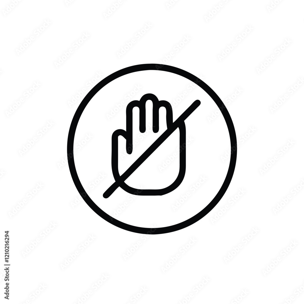stop sign icon stop sign icon