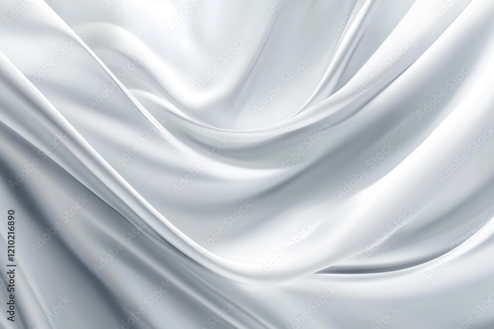 Abstract and soft focus wave of white or ivory fabric background, white texture and detail Abstract and soft focus wave of white or ivory fabric background, white texture and detail