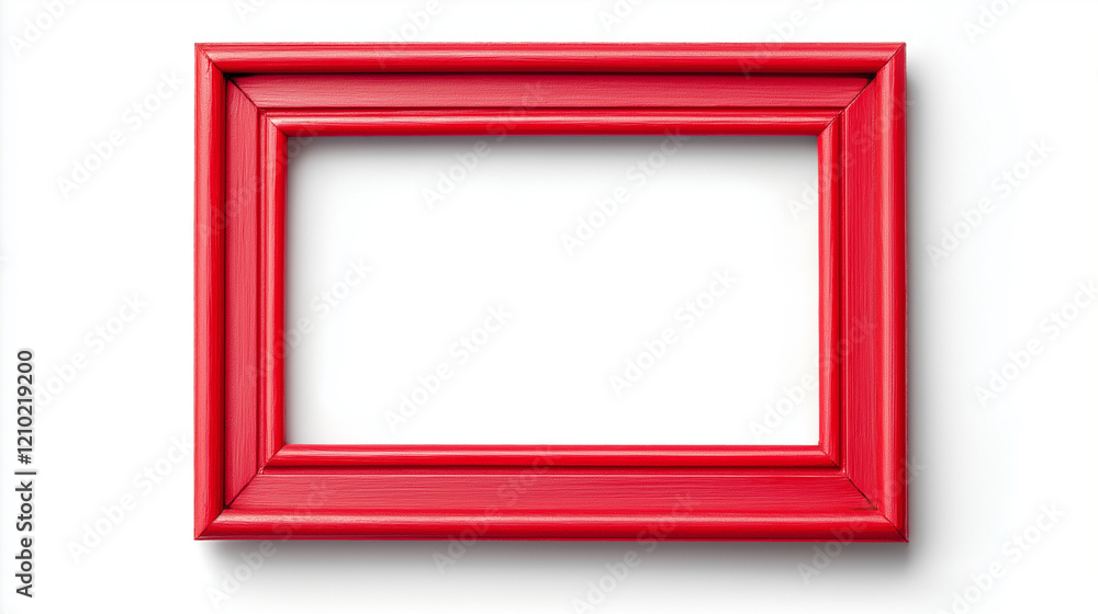 red wooden frame isolated on white background , picture frame , mirror frame red wooden frame isolated on white background , picture frame , mirror frame