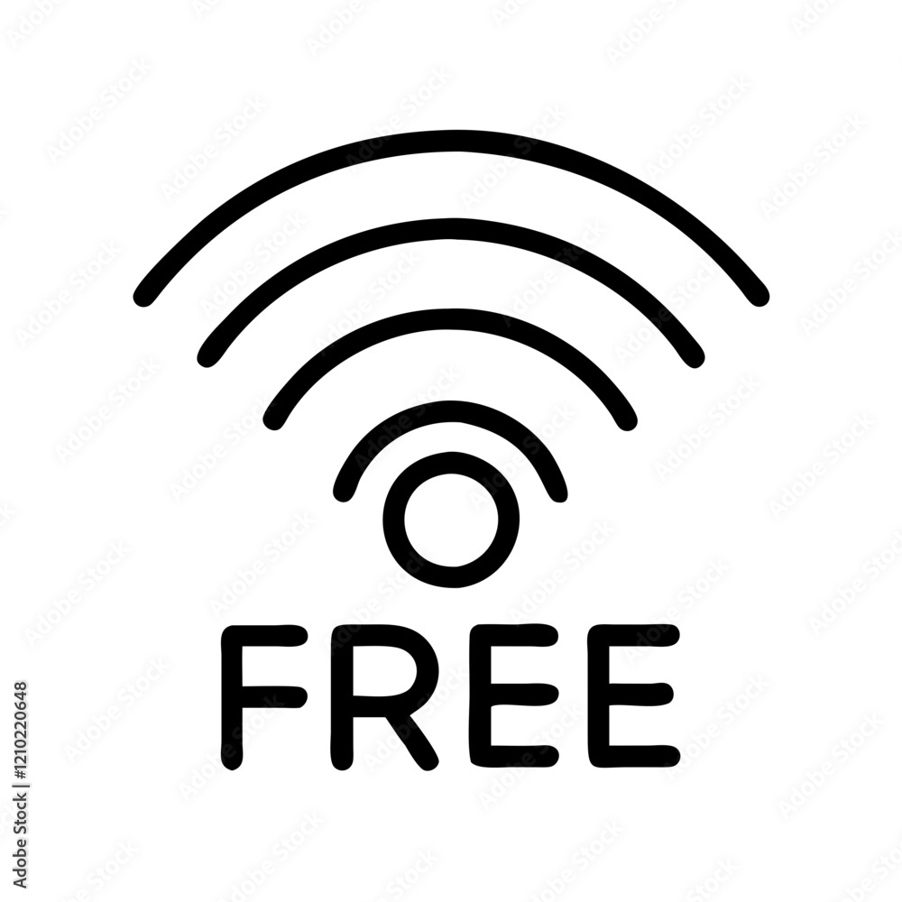 free wifi icon, free wifi line art - simple line art of free wifi, perfect for free wifi logos and icons free wifi icon, free wifi line art - simple line art of free wifi, perfect for free wifi logos and icons