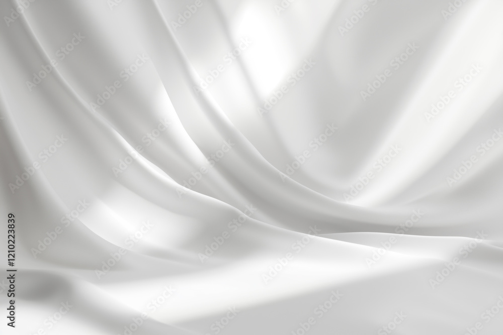 Fototapeta premium White fabric texture, Cloth pattern background. mockup template background for display procut