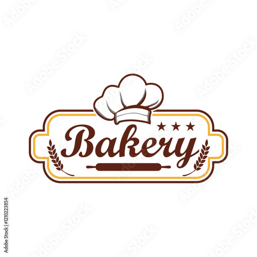 Wheat bread logo template. Badges for bakery, home made bakery, restaurant or cafe, cake shop, business.