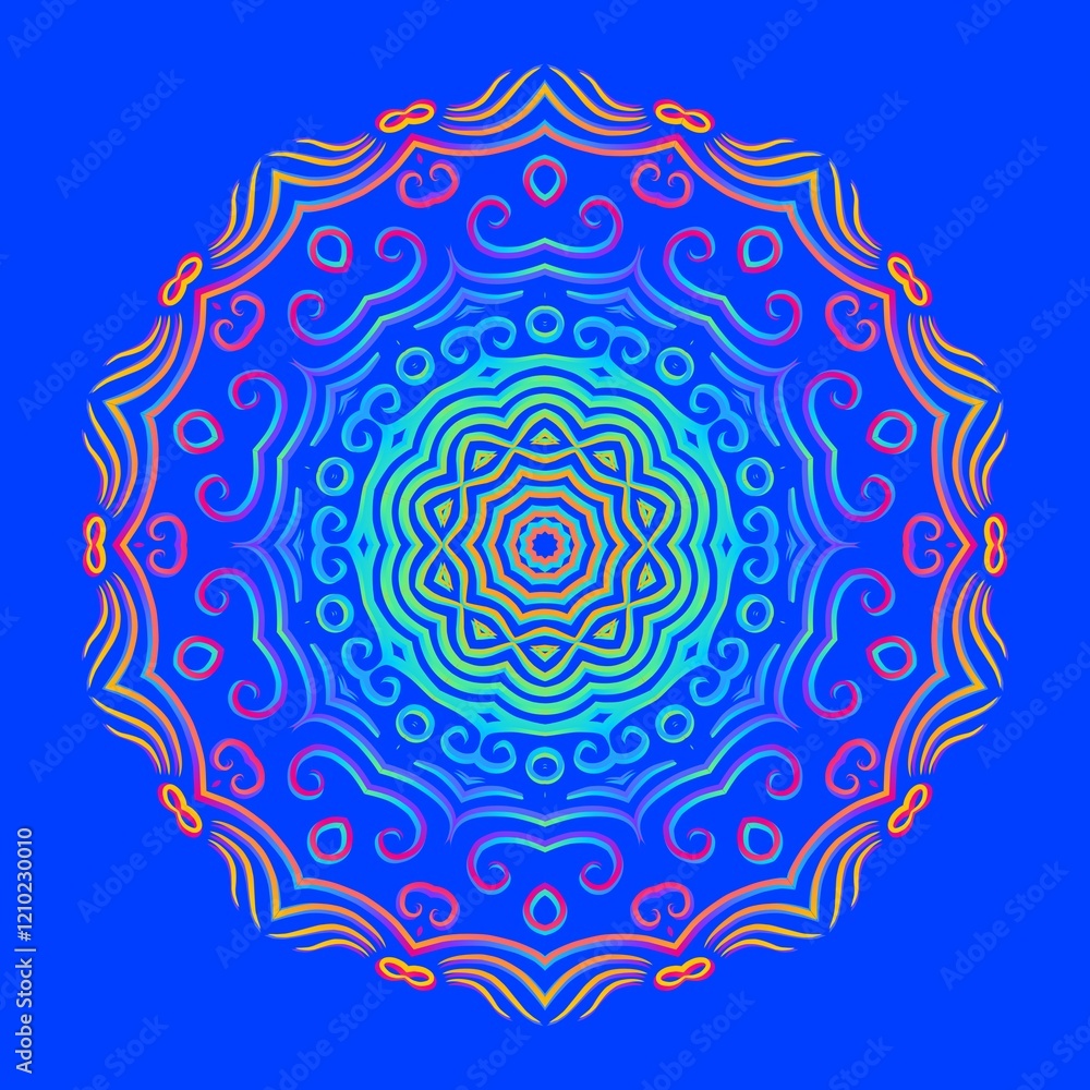 caleidoscope classic gradient flower art pattern of traditional tenun batik ethnic dayak ornament for wallpaper ads background sticker or clothing caleidoscope classic gradient flower art pattern of traditional tenun batik ethnic dayak ornament for wallpaper ads background sticker or clothing
