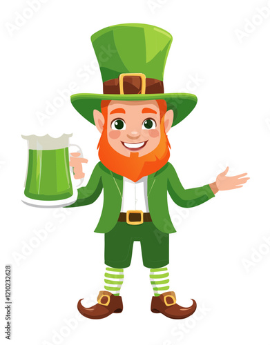 Kobold mit grünem Bier