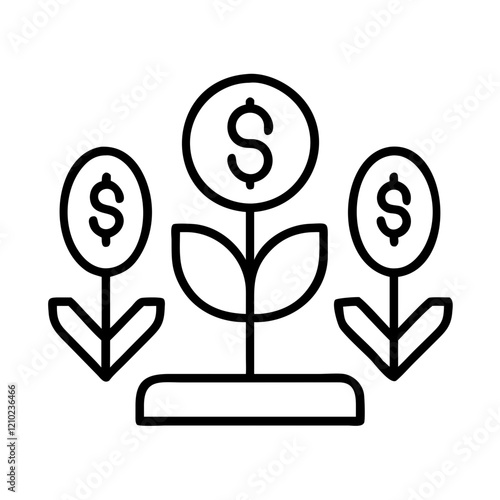 hedge fund icon, hedge fund line art - simple line art of hedge fund, perfect for hedge fund logos and icons