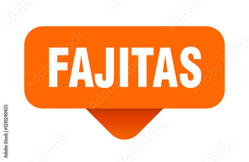 fajitas sticker. fajitas sign on transparent background