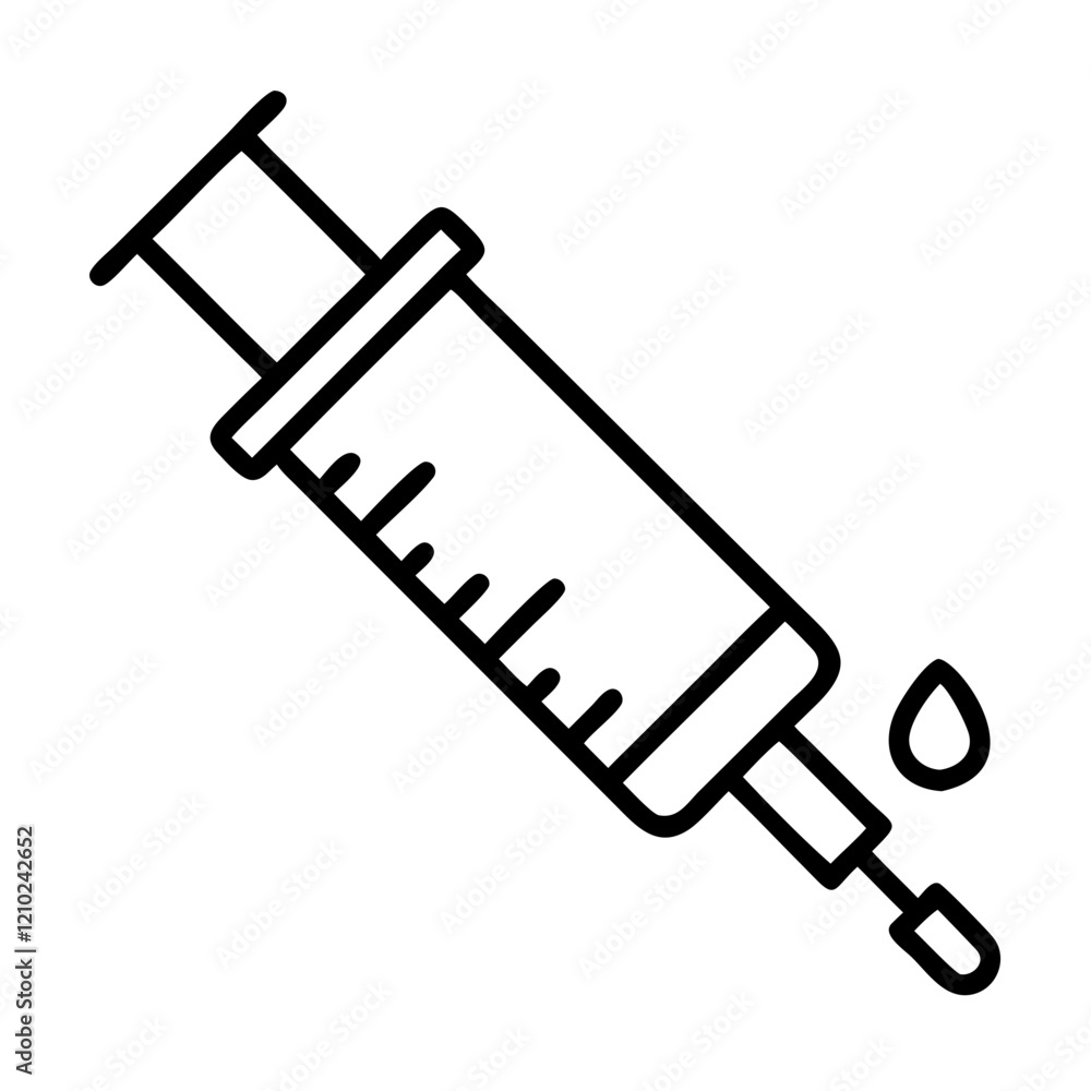 injection icon, injection line art - simple line art of injection, perfect for injection logos and icons injection icon, injection line art - simple line art of injection, perfect for injection logos and icons