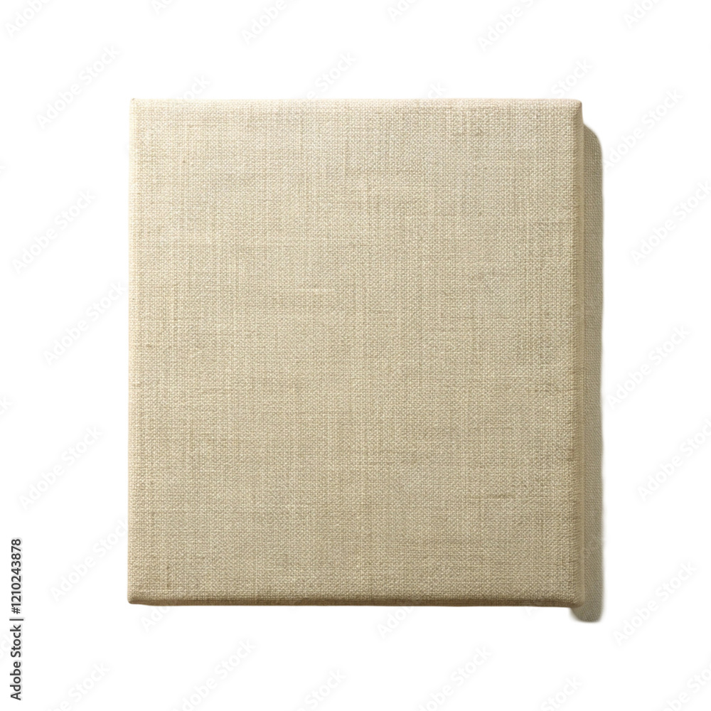 Canvas on wall isolated on transparent background  

