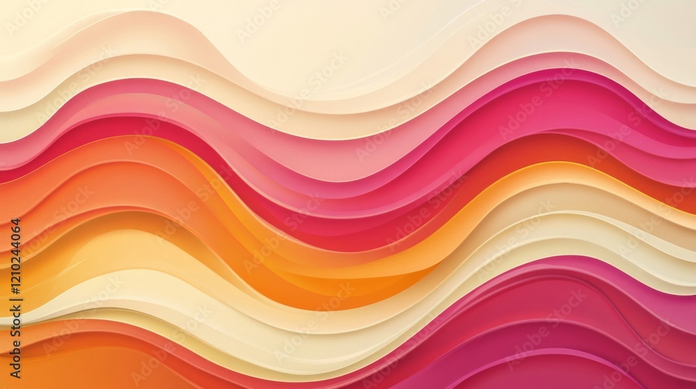 Abstract Colorful Waves Background Abstract Colorful Waves Background