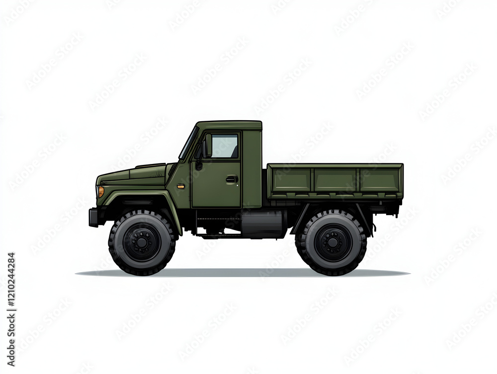 A clean design of a military truck transporting soldiers to the front lines. Military truck vector.
A clean design of a military truck transporting soldiers to the front lines. Military truck vector.
