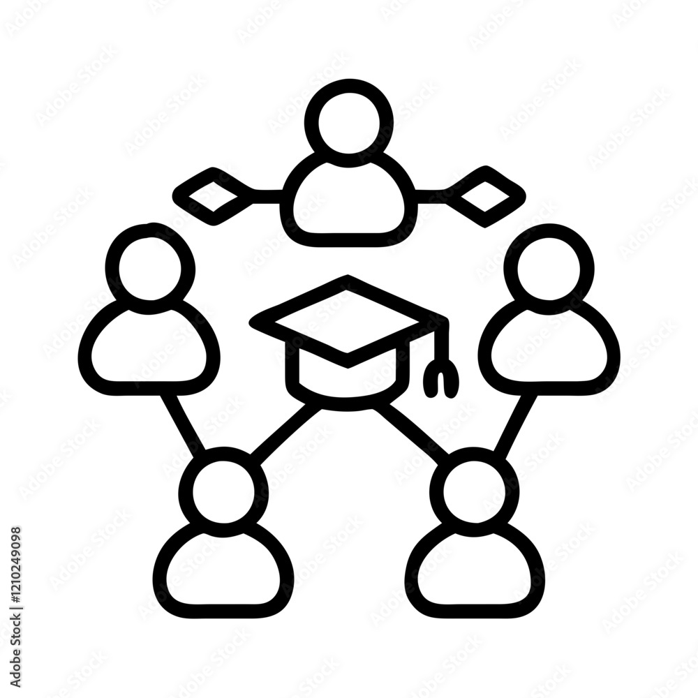 learning community icon, learning community line art - simple line art of learning community, perfect for learning community logos and icons learning community icon, learning community line art - simple line art of learning community, perfect for learning community logos and icons