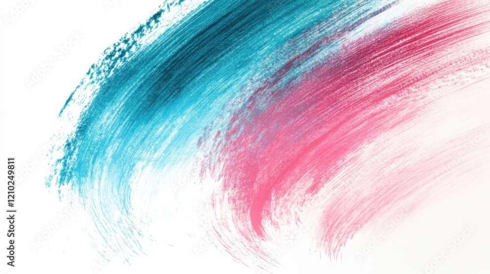 Elegant pencil strokes create a mesmerizing transition of colors in vivid shades of blue and pink Elegant pencil strokes create a mesmerizing transition of colors in vivid shades of blue and pink