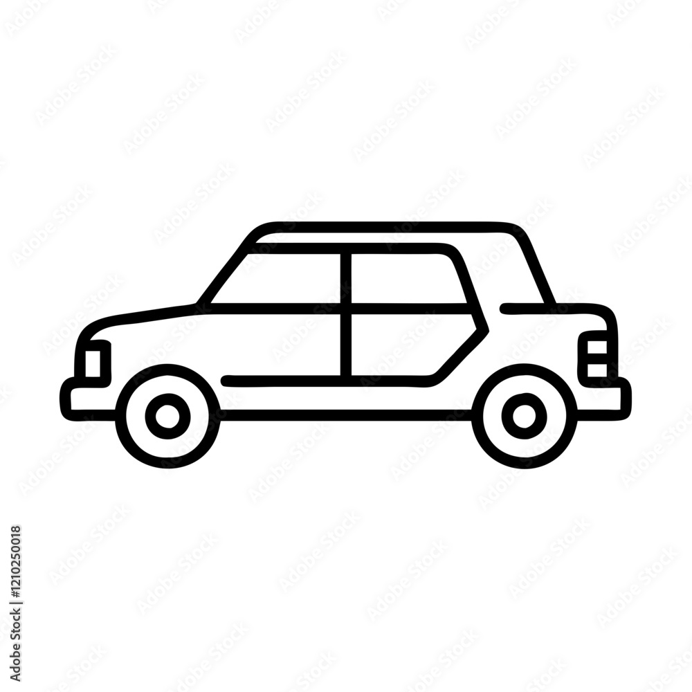 limousine icon, limousine line art - simple line art of limousine, perfect for limousine logos and icons limousine icon, limousine line art - simple line art of limousine, perfect for limousine logos and icons