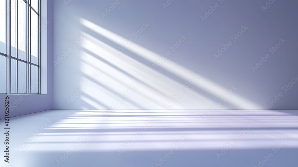 Obraz premium Mesmerizing abstract background with a soft purple gradient delicate light rays and subtly blended shadows creating a sophisticated and contemporary aesthetic
