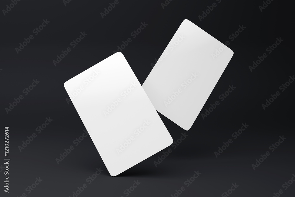 Rounded Corner Businesscard mockup(角丸名刺2枚モックアップ | 黒背景) Rounded Corner Businesscard mockup(角丸名刺2枚モックアップ | 黒背景)