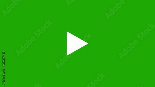 Play pause button animation audio video player background