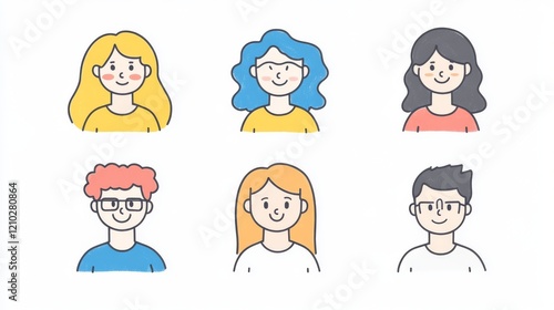 Audience analysis linear icons set. Assessment and identification of customers interests. E business. Customizable thin line symbols. Isolated vector outline illustrations. Editable stroke